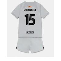 Barcelona Andreas Christensen #15 Fotballklær Tredjedraktsett Barn 2022-23 Kortermet (+ korte bukser)